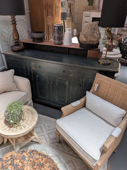 Lyon Weathered Teal Elmwood Sideboard