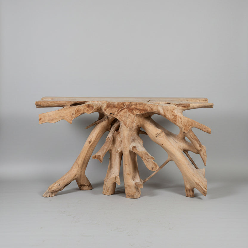 Uniqwa Teak Root Hall Table