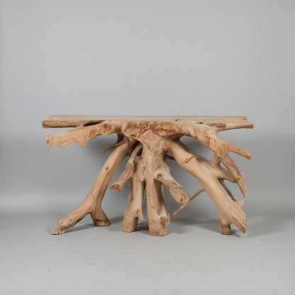 Uniqwa Teak Root Hall Table