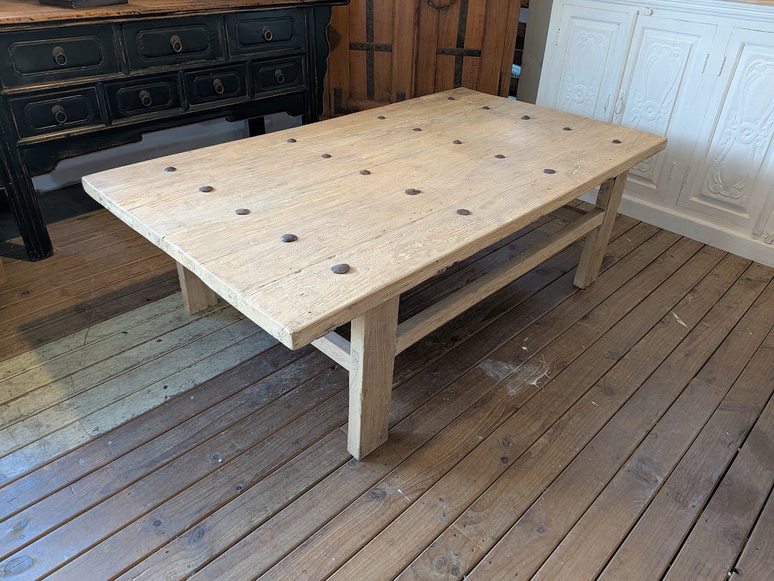 Recycled Elm Old Door Coffee Table Large