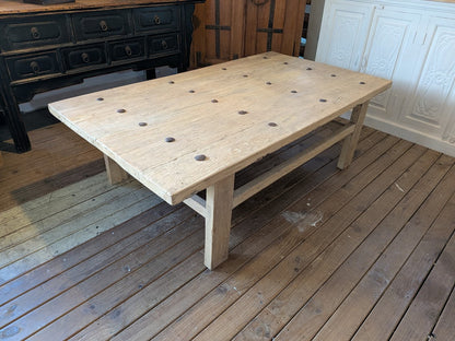 Recycled Elm Old Door Coffee Table Large