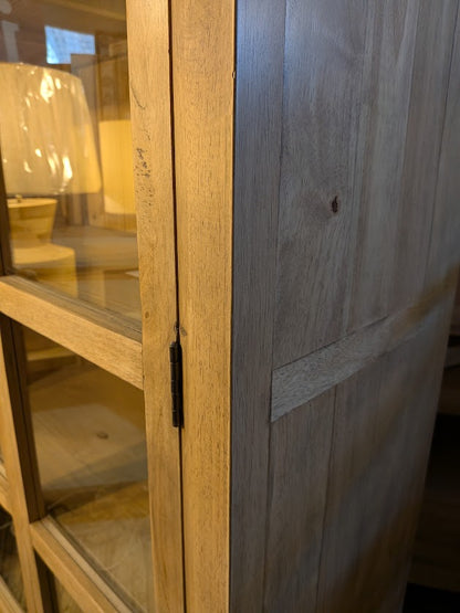 Malmo Display Cabinet in Sustainable Hevea Hardwood