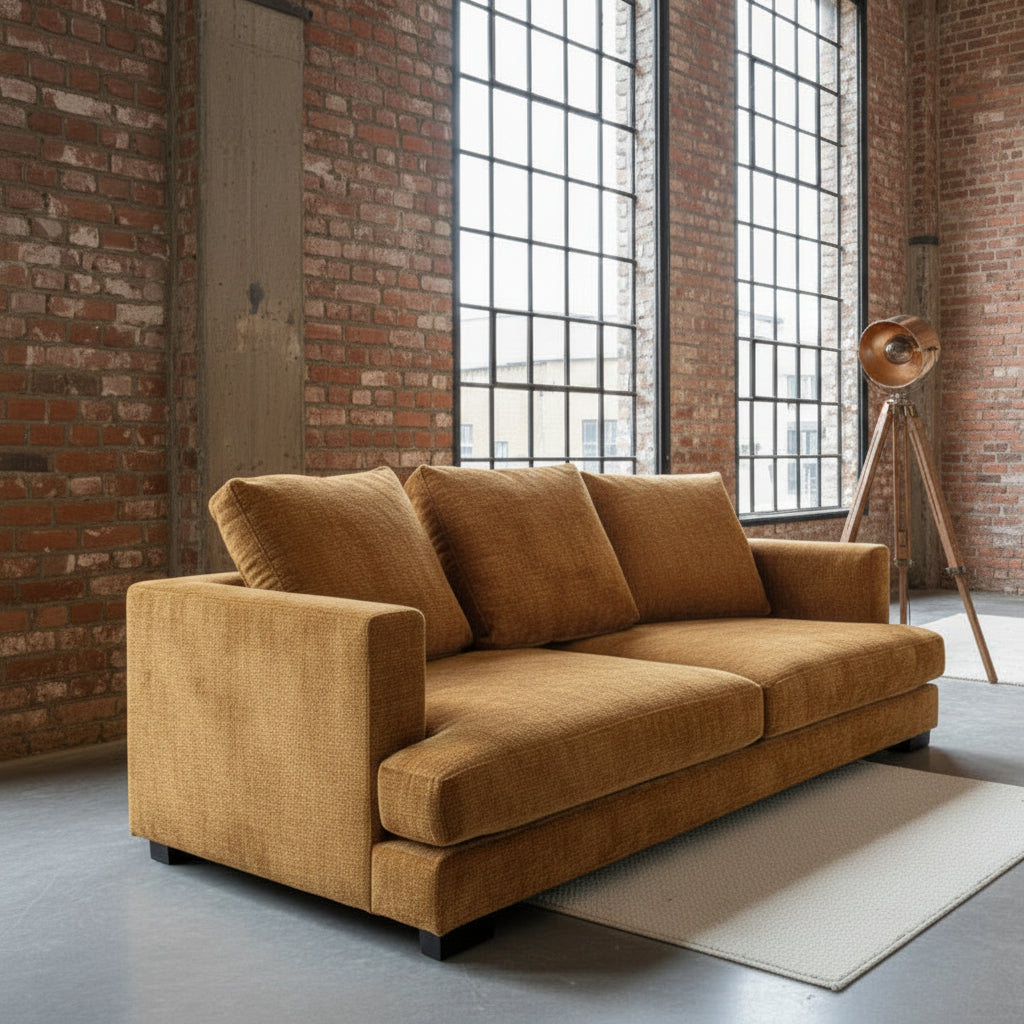 Inala Sofa Range in Warwicks Conway Fabric - Australian Made