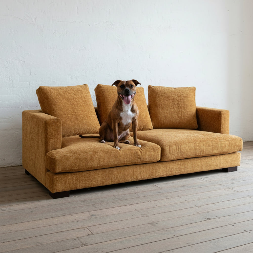 Inala Sofa Range in Warwicks Conway Fabric - Australian Made