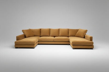 Inala Media room modular Sofa in Warwicks Conway Fabric - Australian Made
