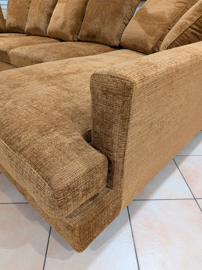Inala Media room modular Sofa in Warwicks Conway Fabric - Australian Made