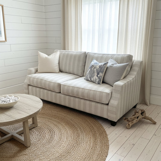 Easton Sofa Collection in Arlyn Fabric - Australian made