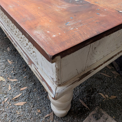 Rustic Reclaimed Indo Hardwood Coffee Table