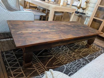 Reclaimed Hardwood Indo 3 board Large Coffee Table