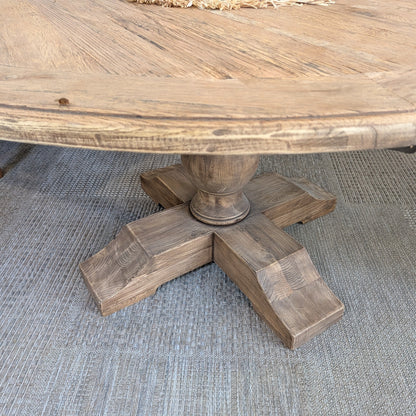 Tuscan Reclaimed Elm 1500 Round Dining Table