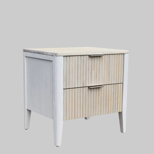 Drifter Acacia Timber 2 drw Bedside