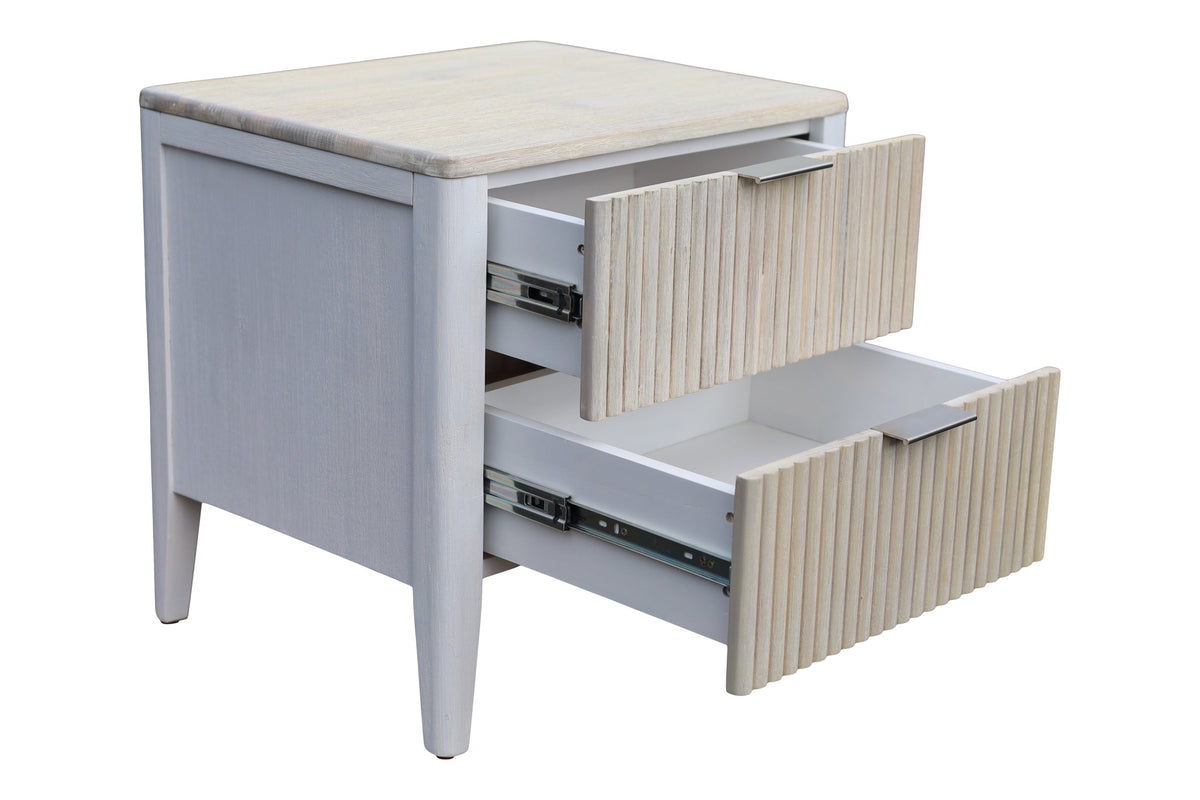 Drifter Acacia Timber 2 drw Bedside