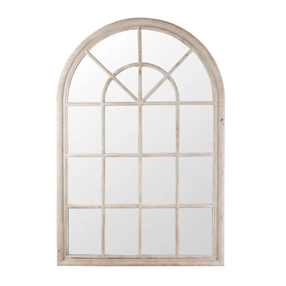 Arched Large Timber Mirror 1x1.5m Grey Wash