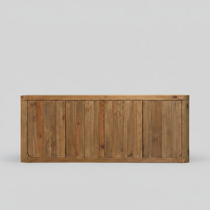 Naturo Recycled Timber Sideboard - Curve (2100mm)