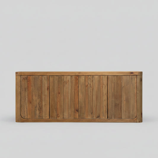 Naturo Recycled Timber Sideboard - Curve (2100mm)