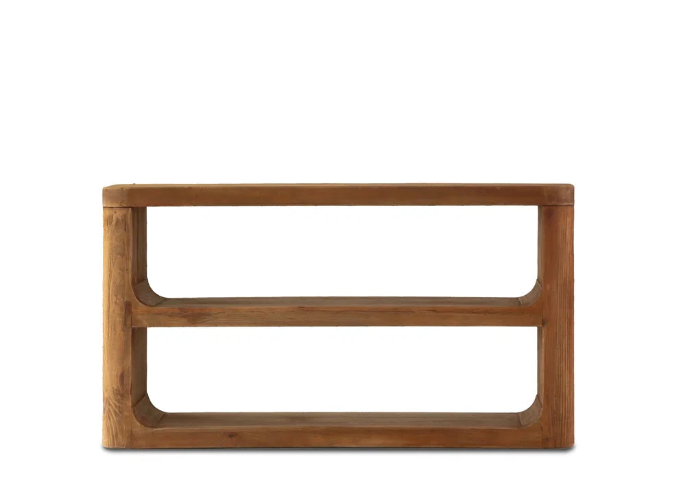 Naturo Curved 1400 Hall Table Recycled Timber