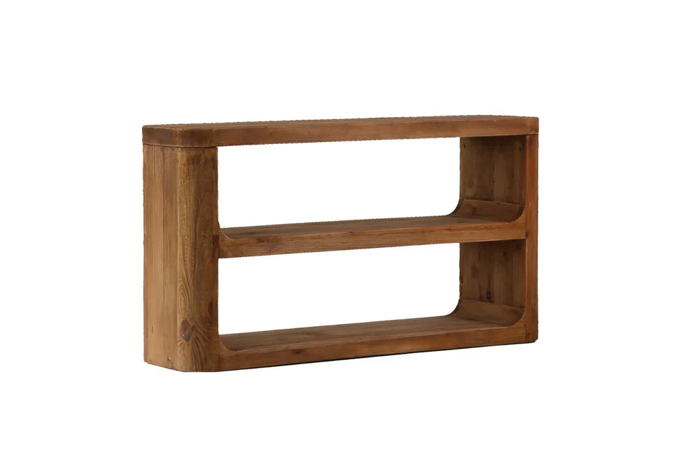Naturo Curved 1400 Hall Table Recycled Timber