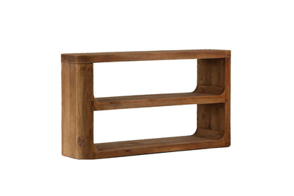 Naturo Curved 1400 Hall Table Recycled Timber
