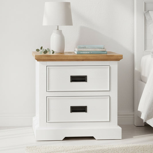 Hampton East Timber Bedside Table