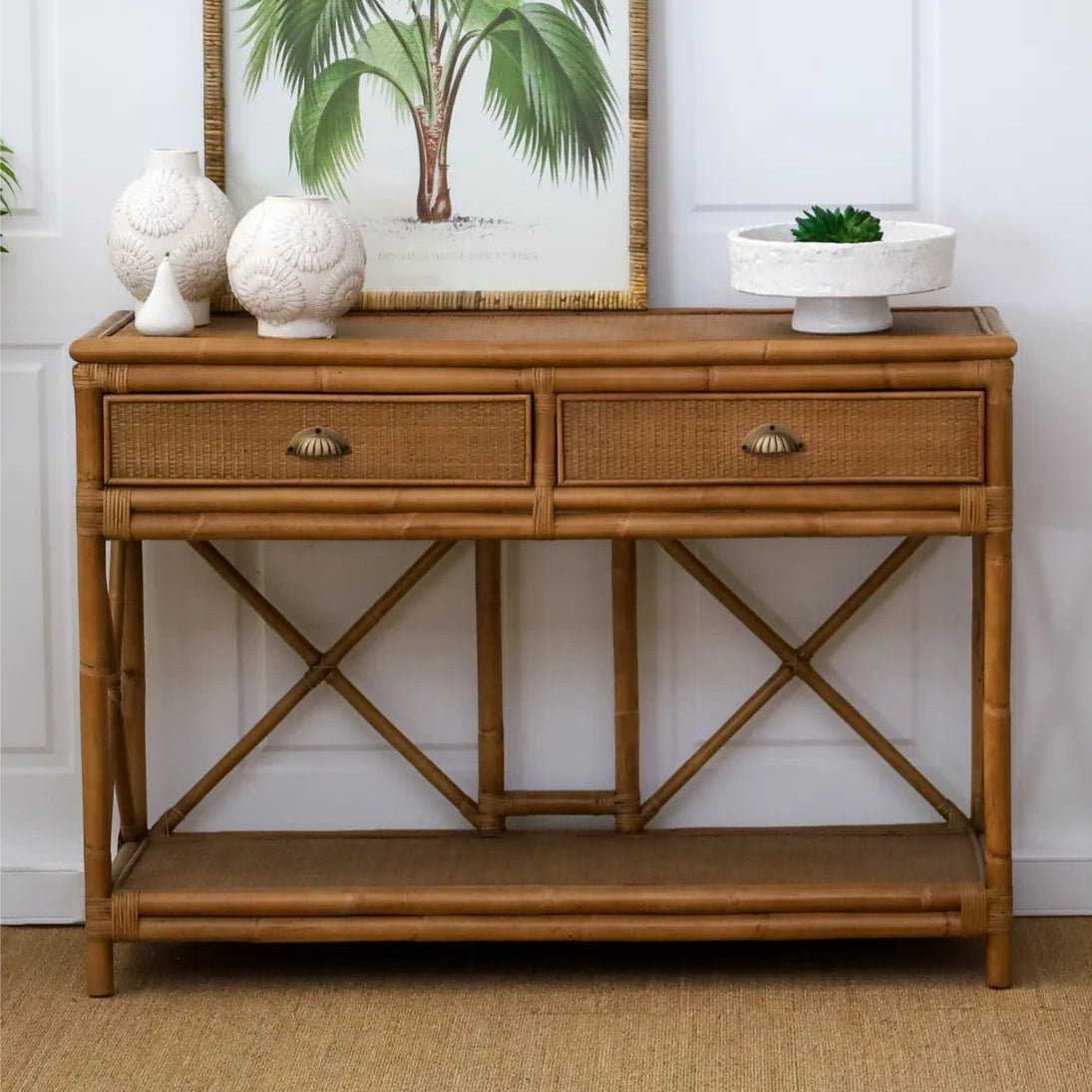 Hayman Rattan Hamptons Console - 2 Sizes