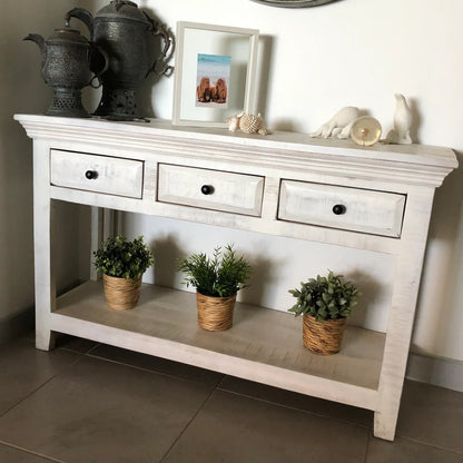 Woodlands Mangowood Hall Table 1200