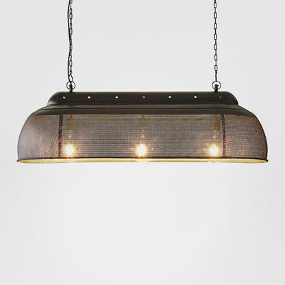 Ollie Ceiling Pendant Extra Long Matt Black and Gold