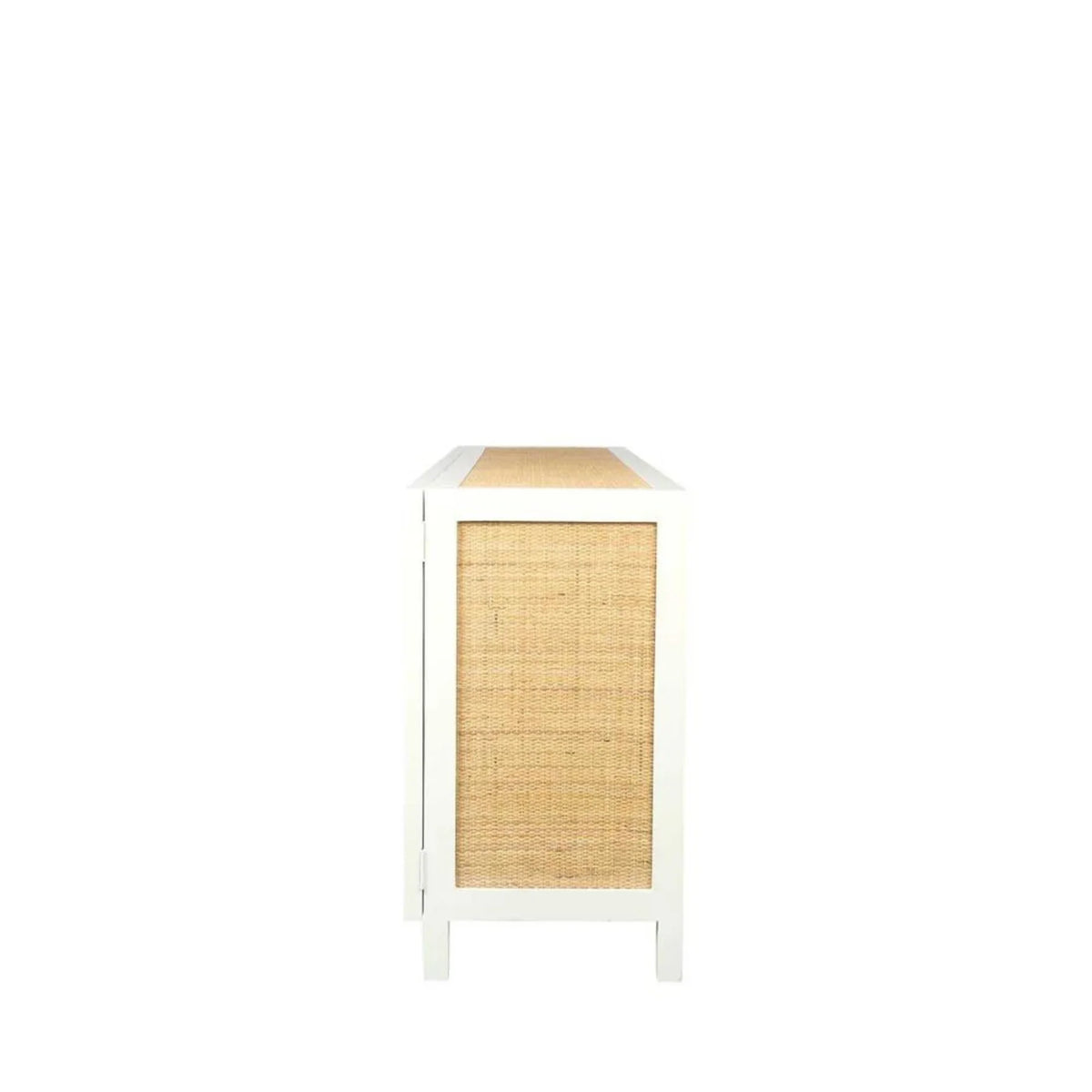 Arch Chalk 3 door Sideboard with Rattan