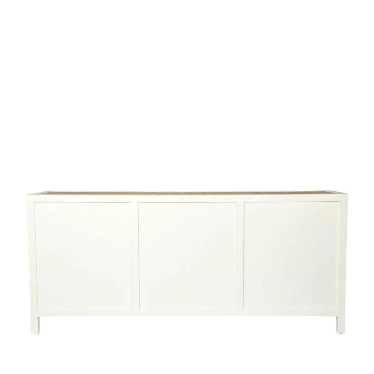 Arch Chalk 3 door Sideboard with Rattan