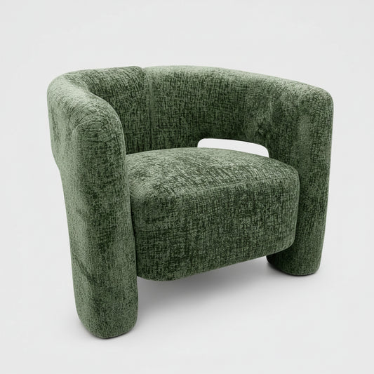 Bella Single Seat Sofa Lounge Accent Chair - Emerald