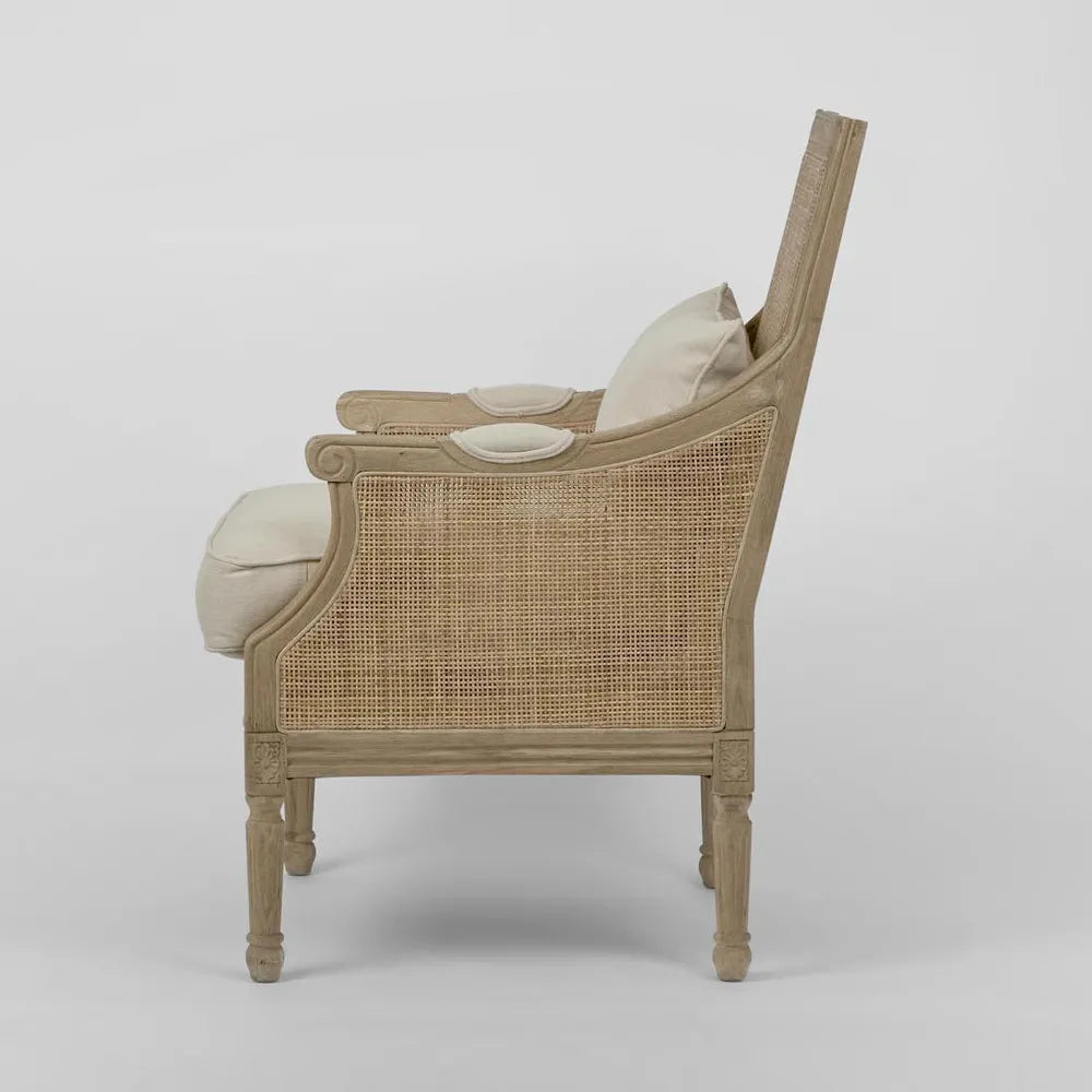 Bahamas Caned + Oak Armchair