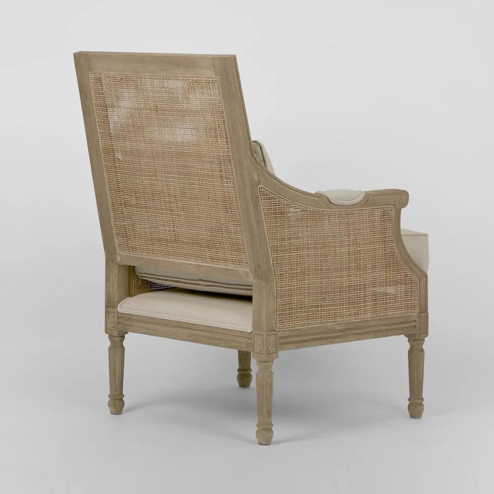 Bahamas Caned + Oak Armchair
