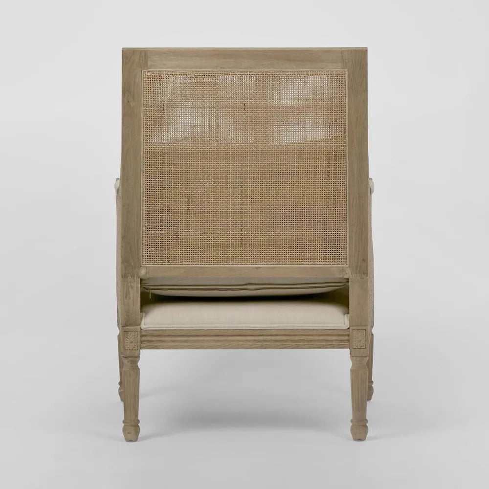 Bahamas Caned + Oak Armchair