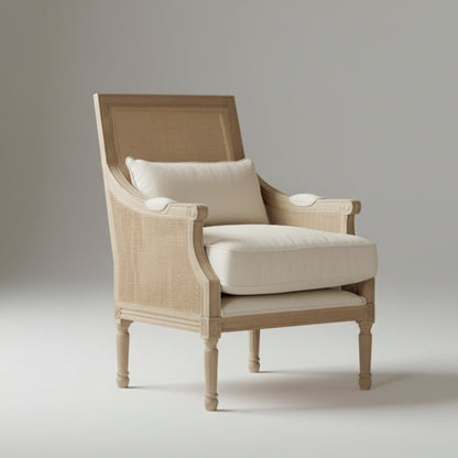 Bahamas Caned + Oak Armchair