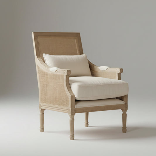 Bahamas Caned + Oak Armchair