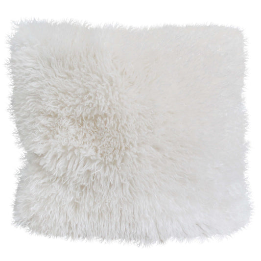 Cushion Boujee Faux Fur Ivory