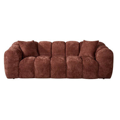 Belle 3 Seat Sofa in Desert Storm Chenile Fabric
