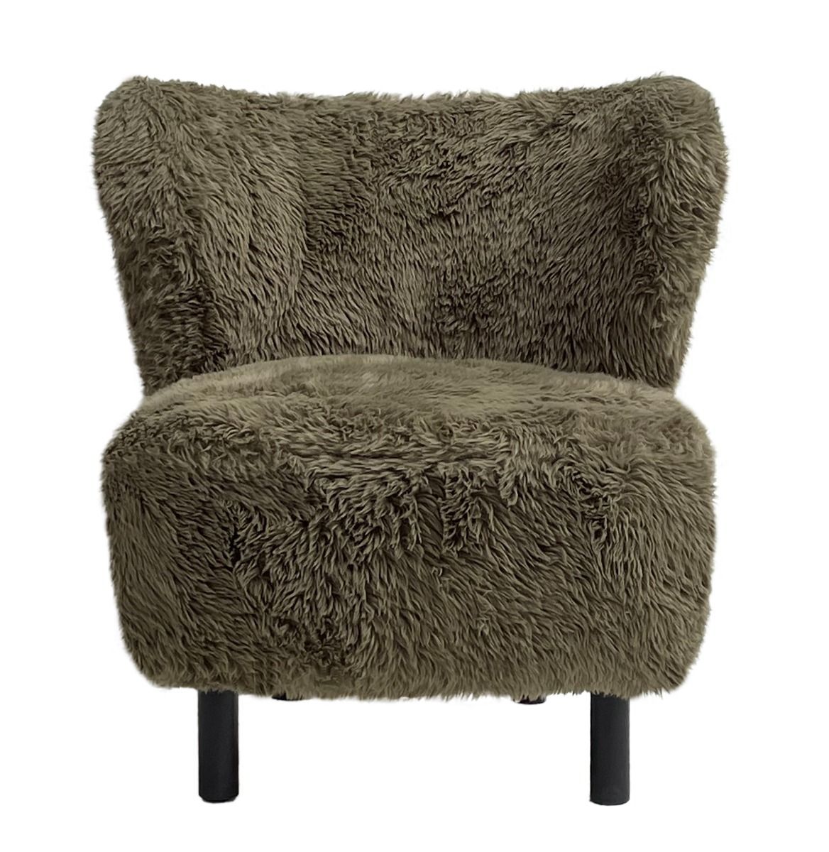 Curves Shaggy Armchair