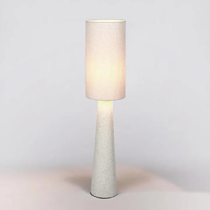MRD White Boucle Floor Lamp