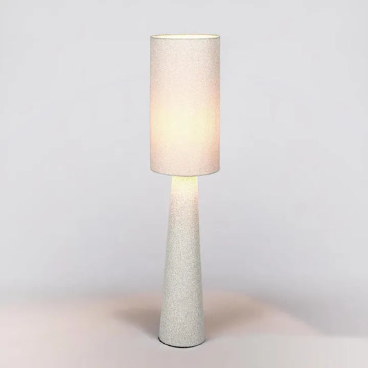 MRD White Boucle Floor Lamp