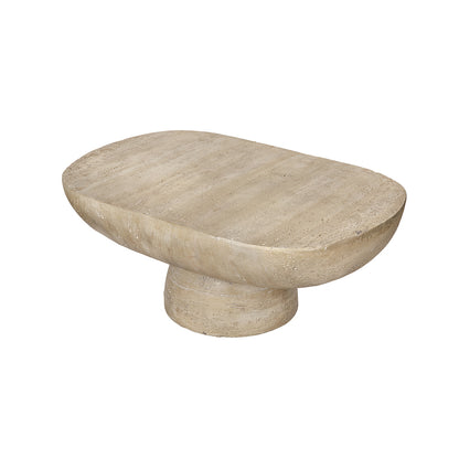 Boulda Oval Stone look Coffee Table - Indoor/Outdoor