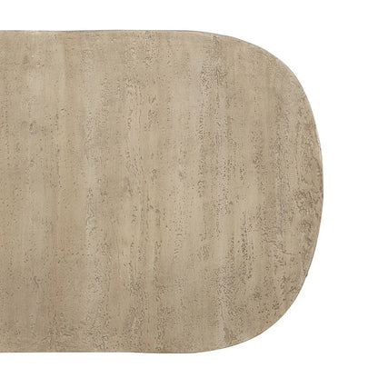 Boulda Oval Stone look Coffee Table - Indoor/Outdoor