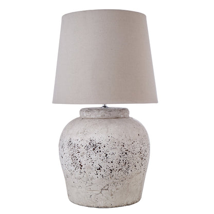 Brutis Rustic Concrete Table Lamp Grey by Dakura