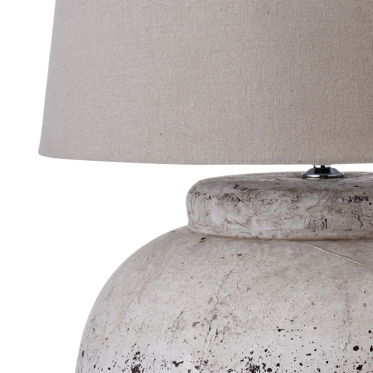 Brutis Rustic Concrete Table Lamp Grey by Dakura