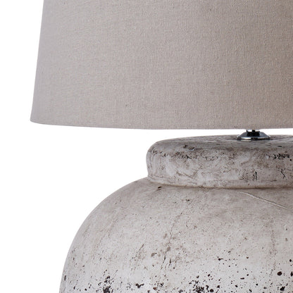 Brutis Rustic Concrete Table Lamp Grey by Dakura