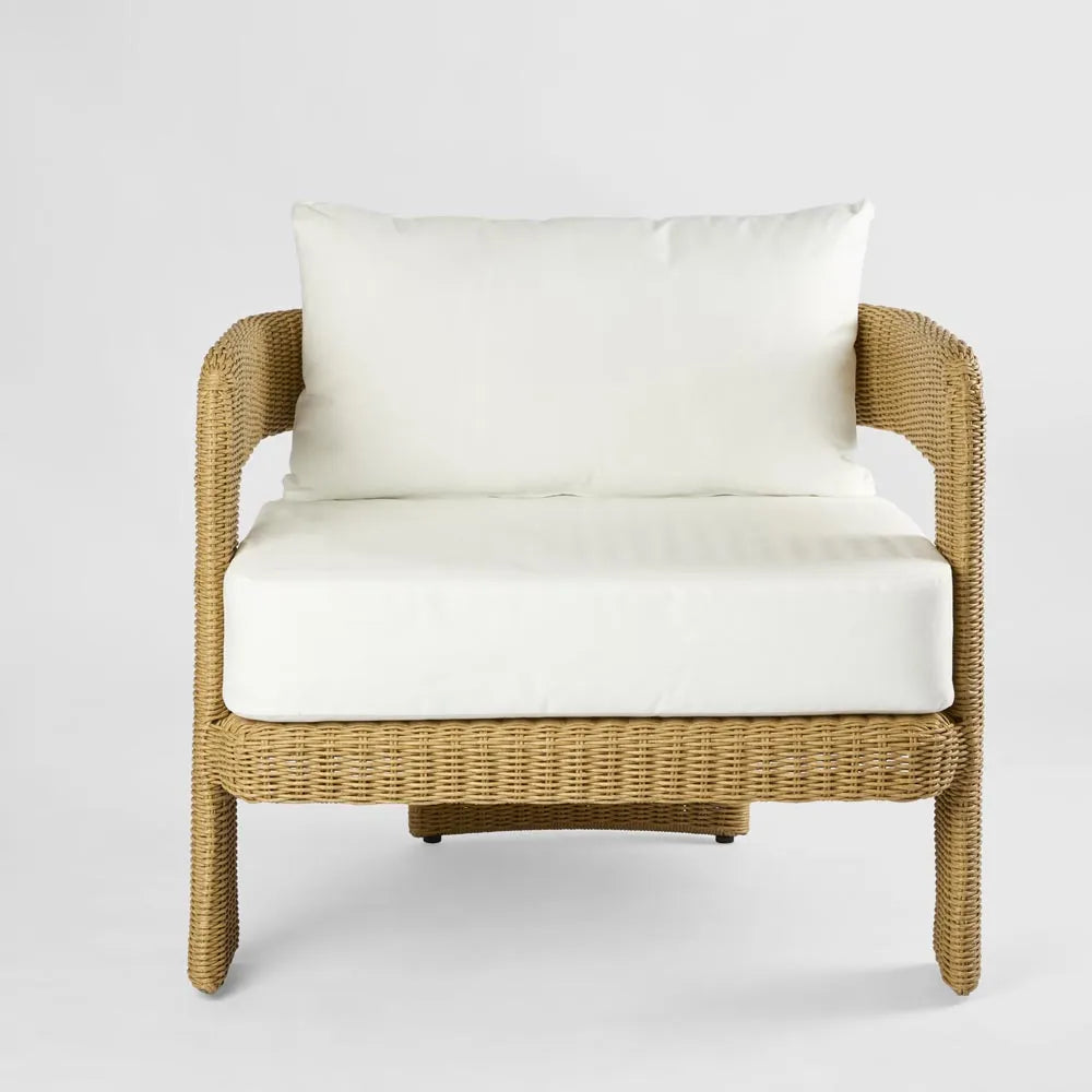 Cali Outdoor Occasional ArmChair in PE Woven Wicker by Dakura