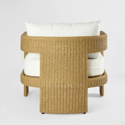 Cali Outdoor Occasional ArmChair in PE Woven Wicker by Dakura