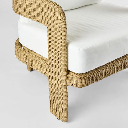 Cali Outdoor Occasional ArmChair in PE Woven Wicker by Dakura