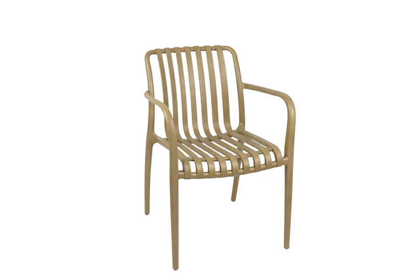 Loom & Living Beige UV rated Outdoor Dining Chair