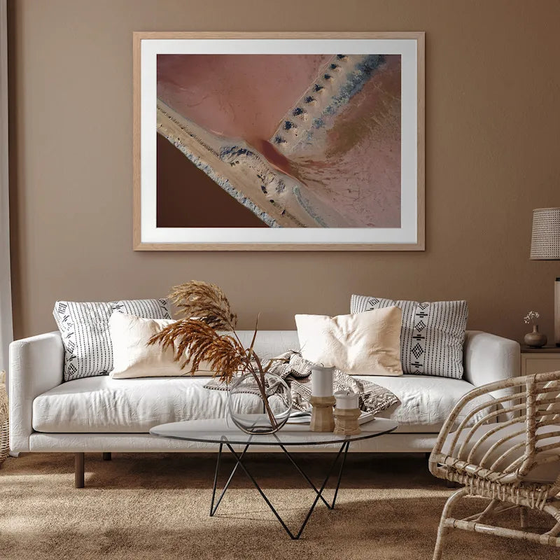 Clay Fields | Framed Art Print - 84cm x 105cm