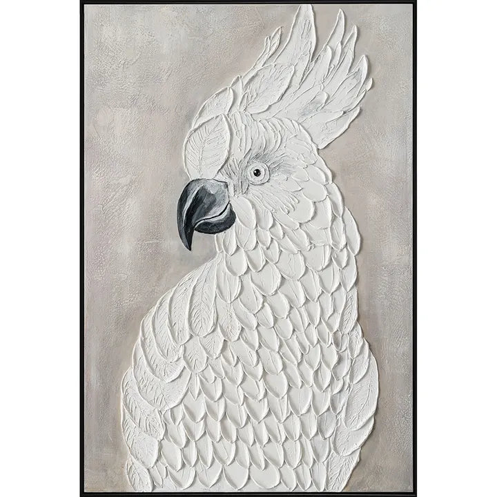 Cocky Hand Painted Wall Art on Canvas